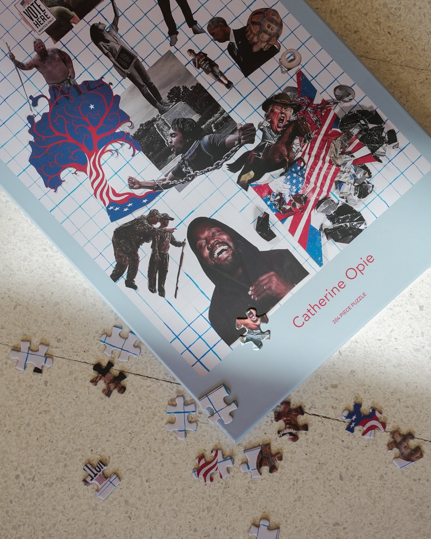 Political Collage Puzzle x Catherine Opie - Third Drawer Down
