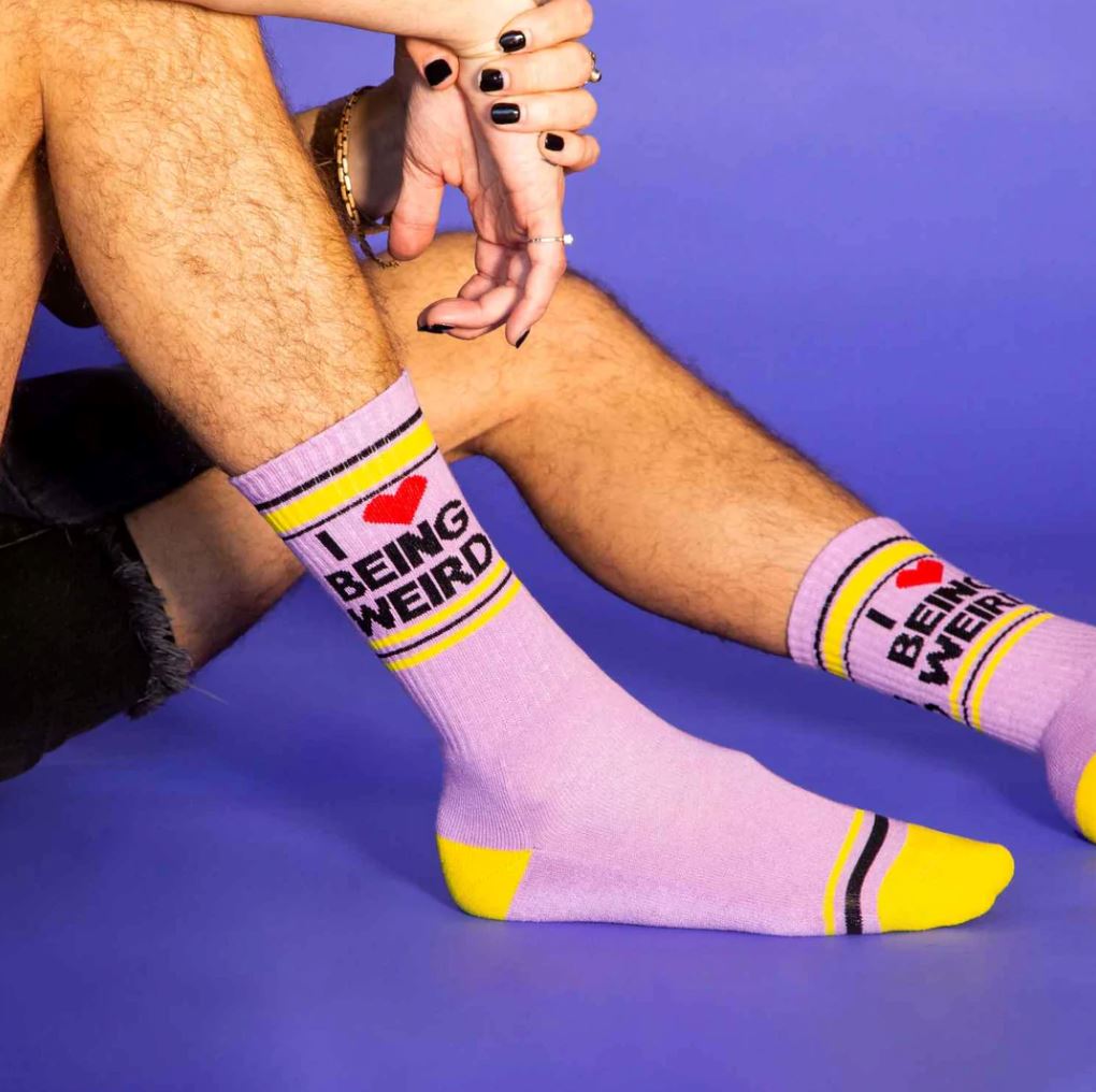 I Love Being Weird Gym Socks x Gumball Poodle - Third Drawer Down