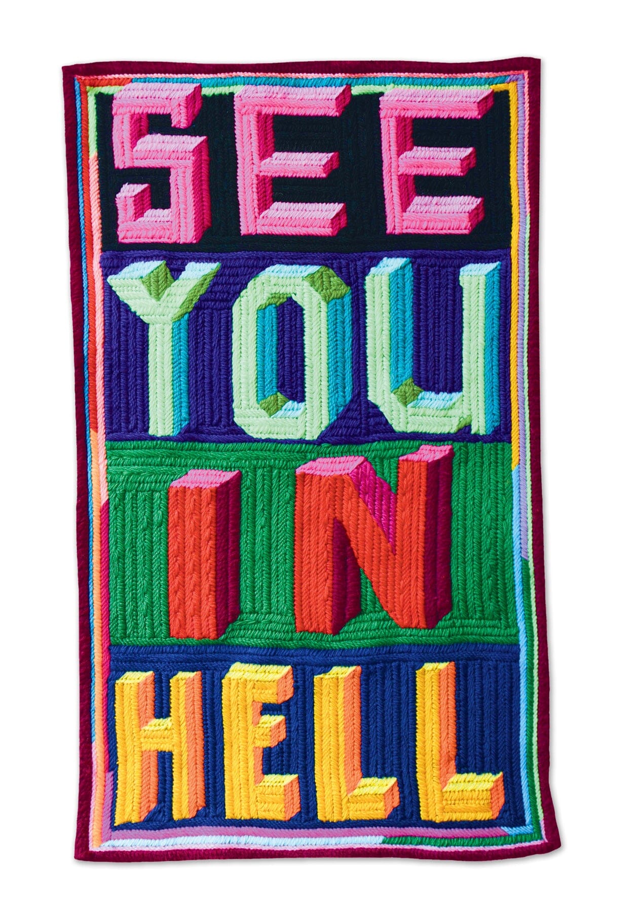 See You in Hell Tea Towel x Paul Yore - Third Drawer Down