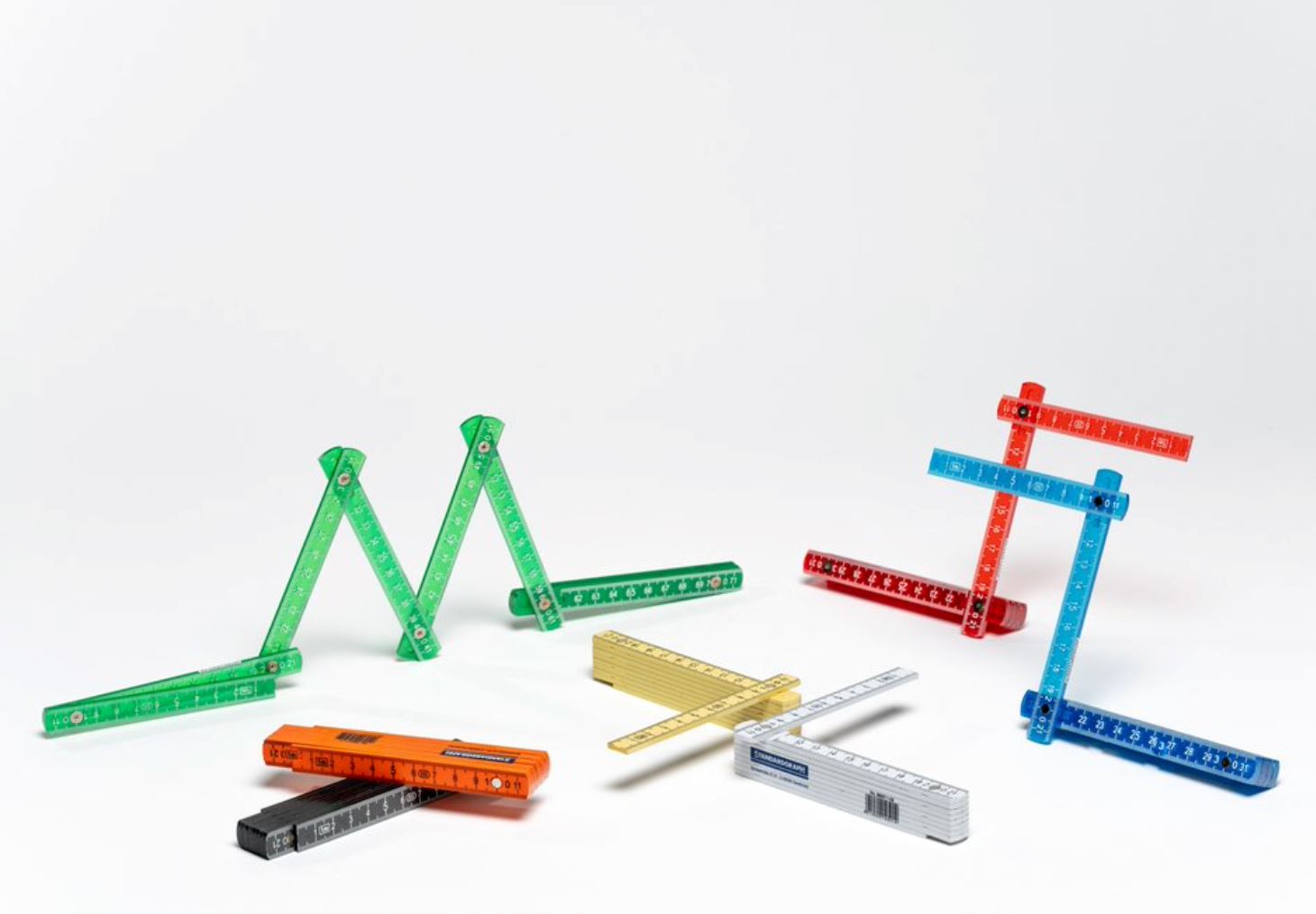Metre Folding Ruler - Green – Third Drawer Down