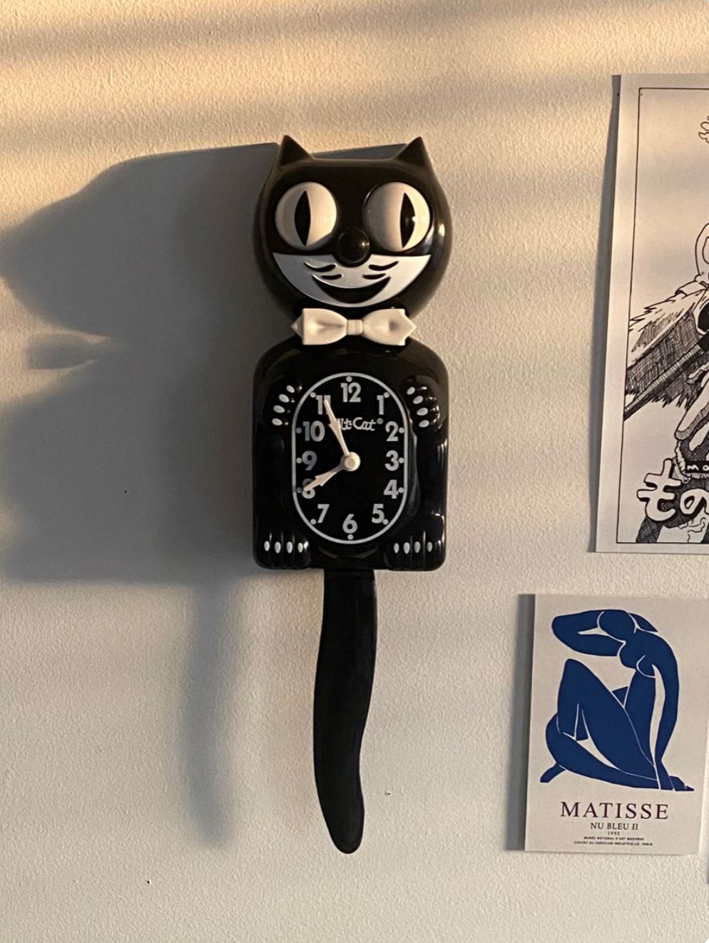 Classic Black Kit Cat Klock - Third Drawer Down