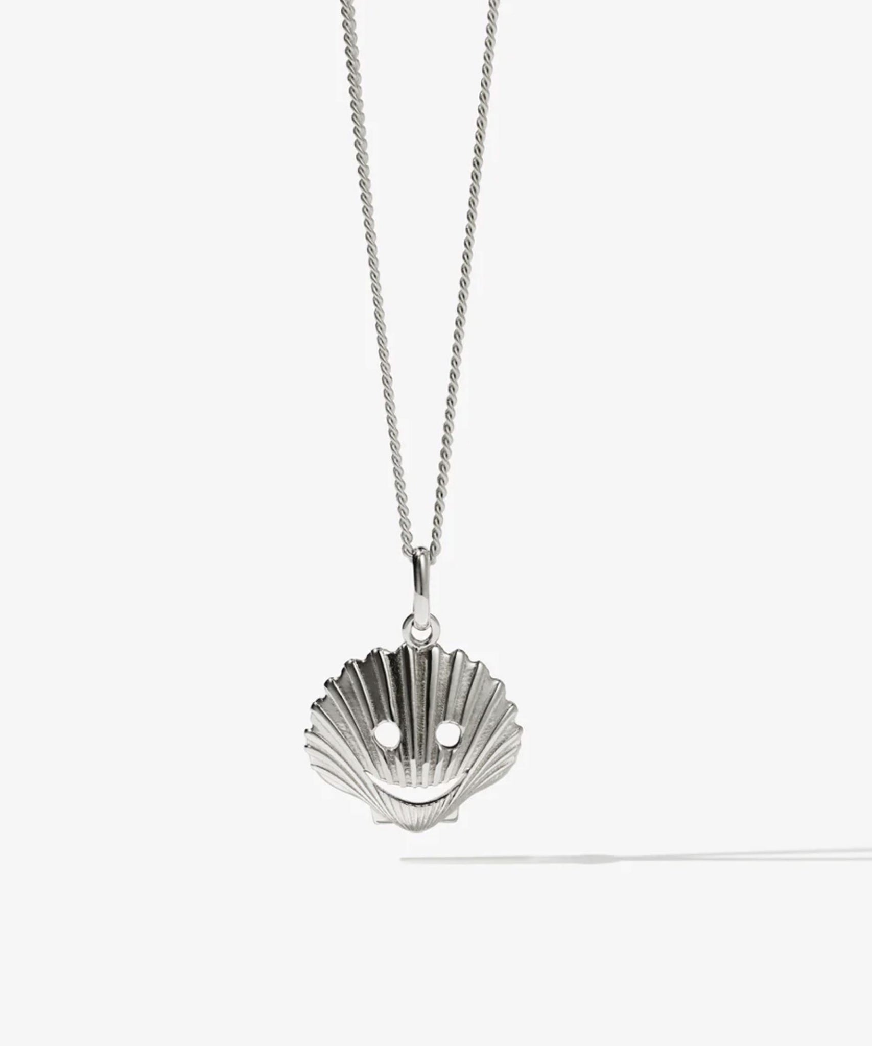 Nell x Meadowlark Shell Necklace Sterling Silver - Third Drawer Down