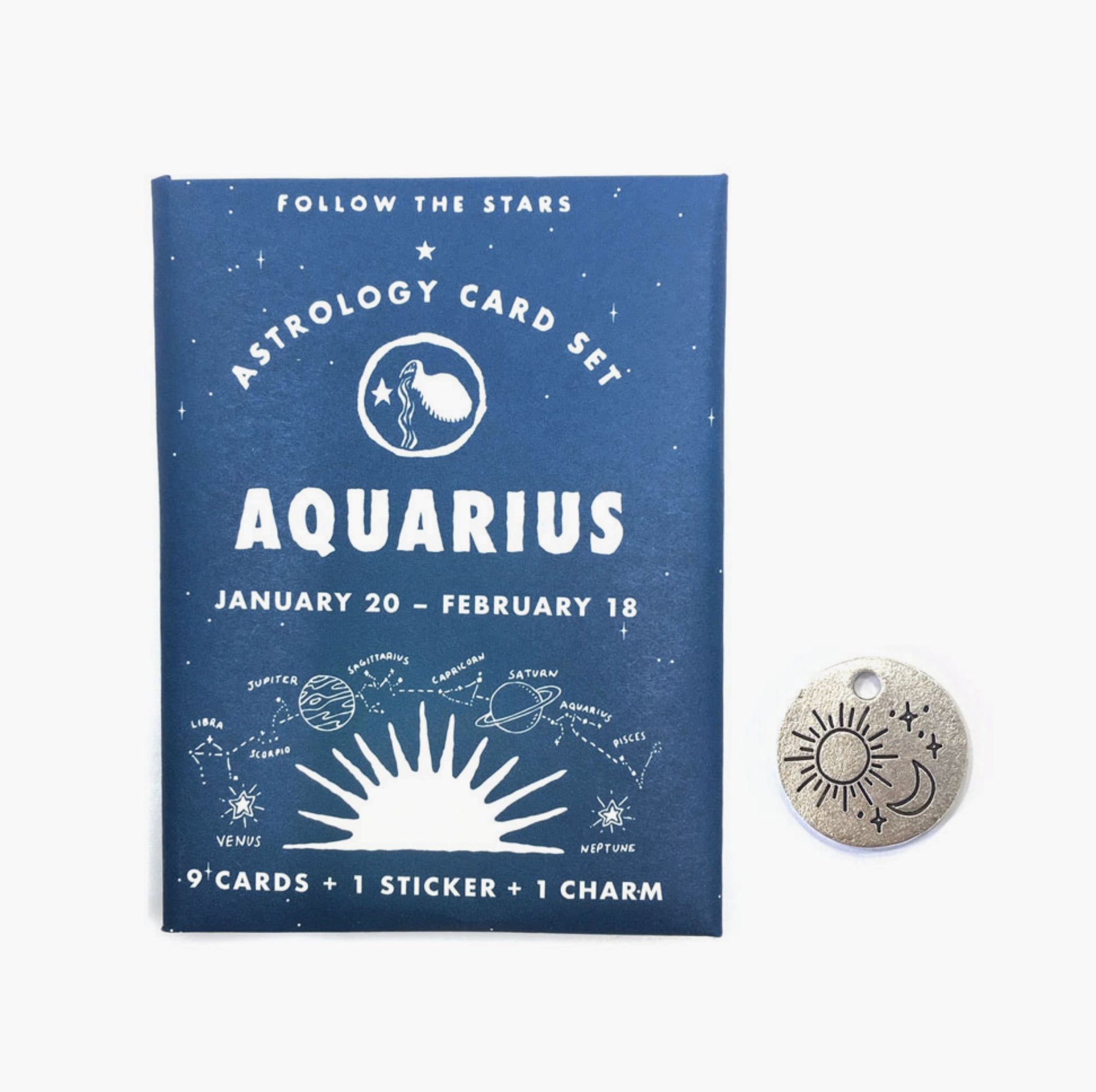 Astrology Card Pack - Aquarius (Jan 20 - Feb 18) - Three Potato Four - Third Drawer Down