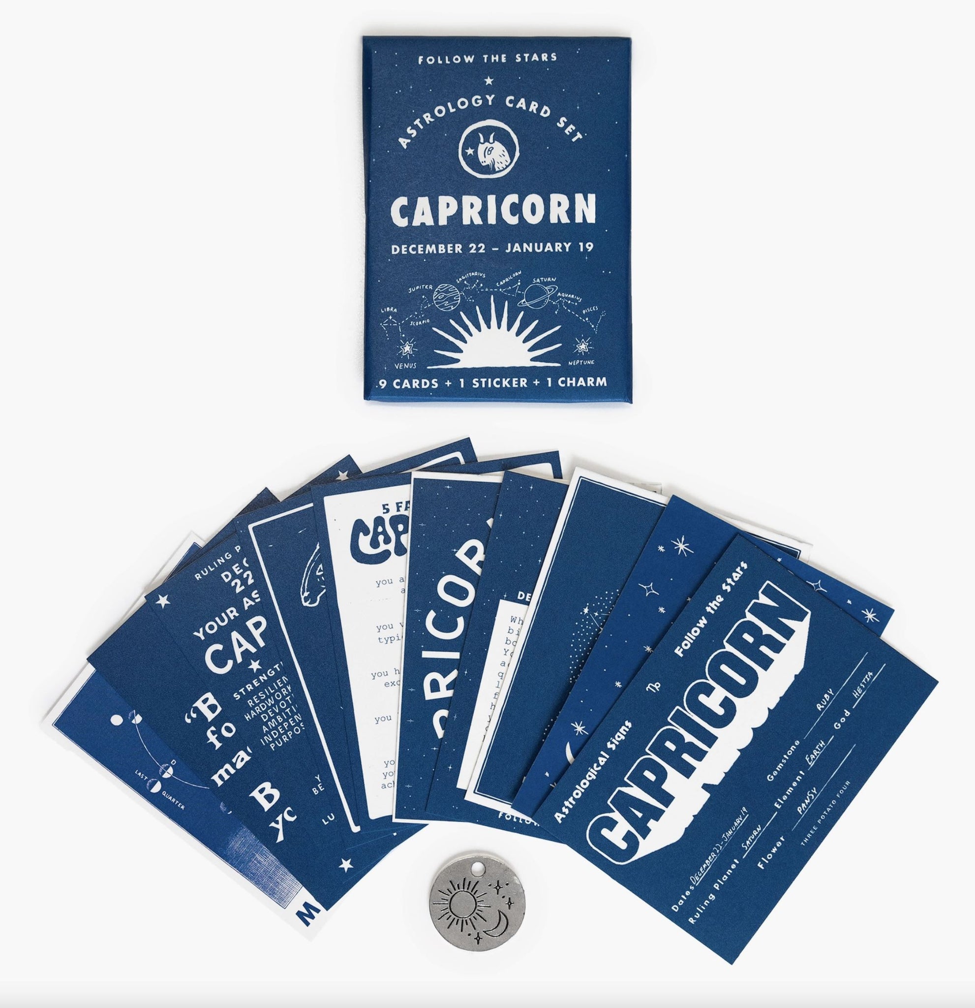 Astrology Card Pack - Capricorn (Dec 22 - Jan 19) - Third Drawer Down