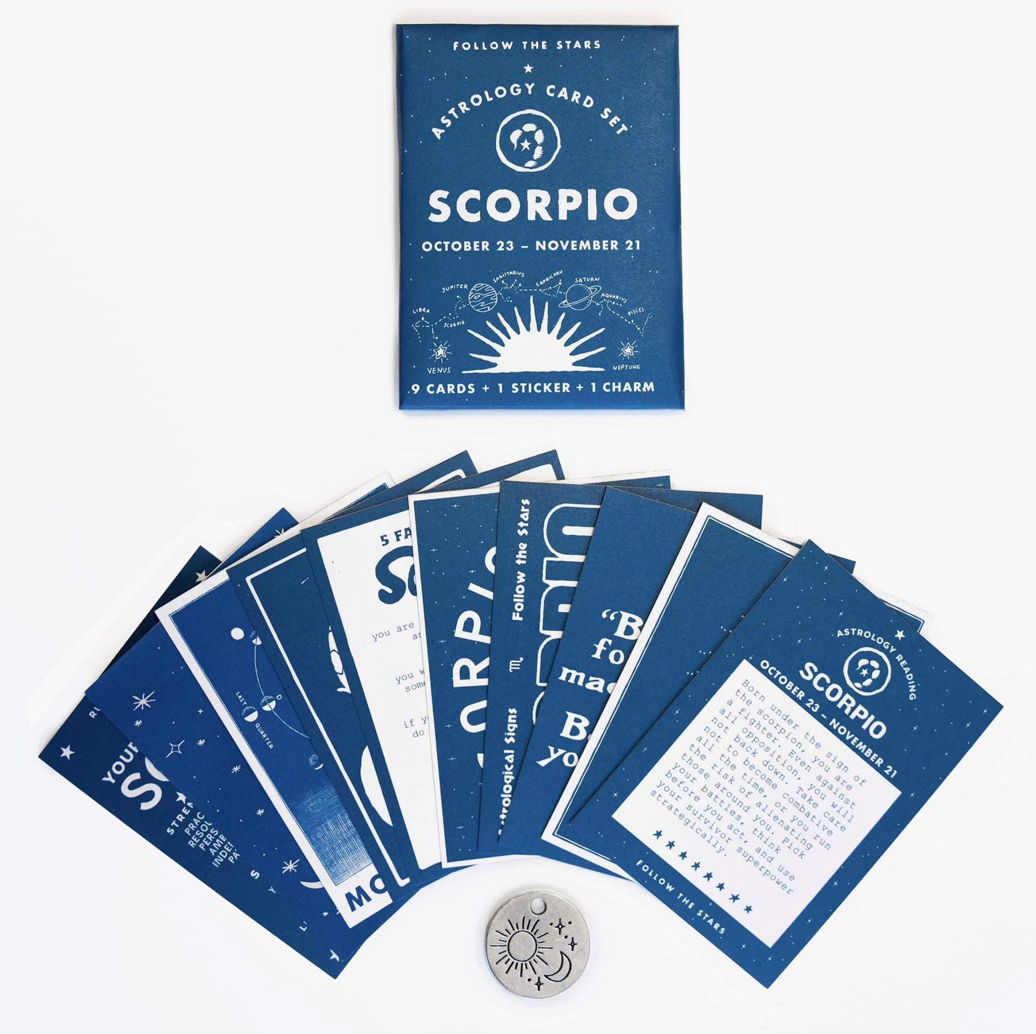 Astrology Card Pack - Scorpio (Oct 23 - Nov 21) - Third Drawer Down