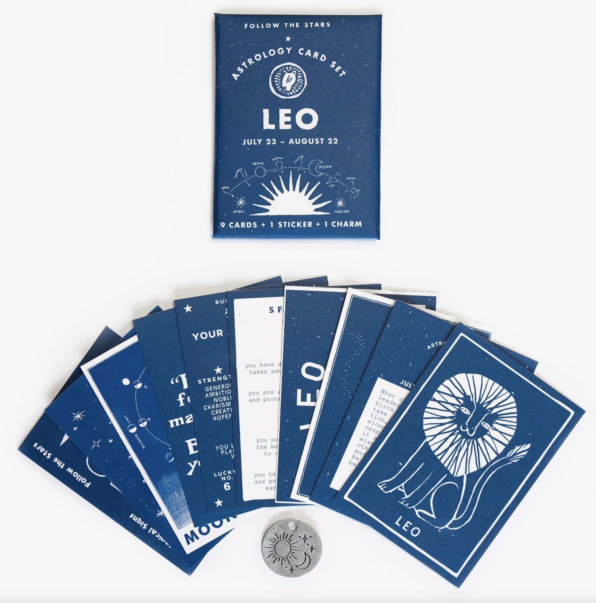 Astrology Card Pack - Leo (July 23 - Aug 22) - Third Drawer Down