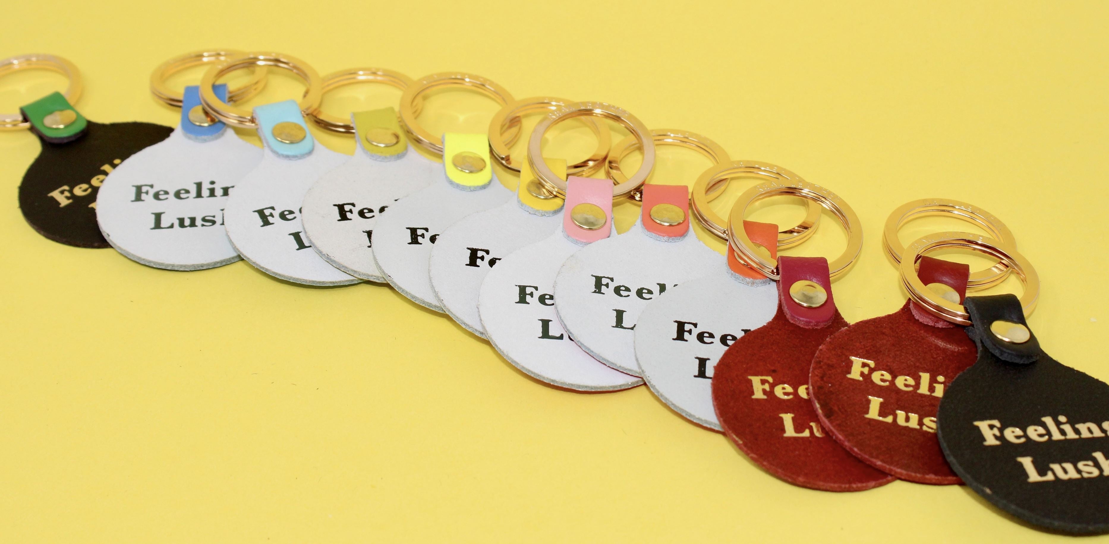 Yellow Feeling Lush Smilie Face Key Fob x Ark - Third Drawer Down