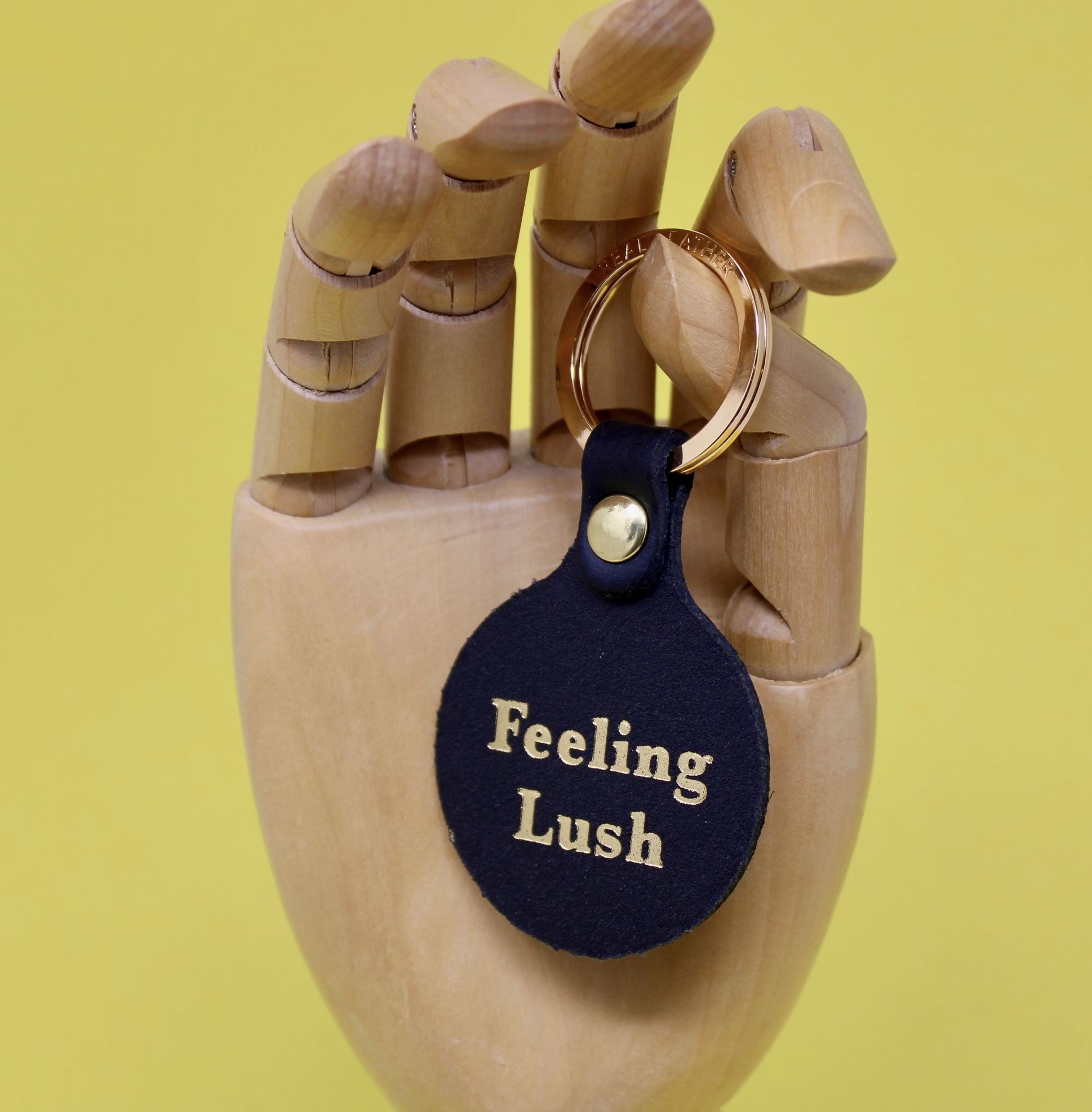 Yellow Feeling Lush Smilie Face Key Fob x Ark - Third Drawer Down