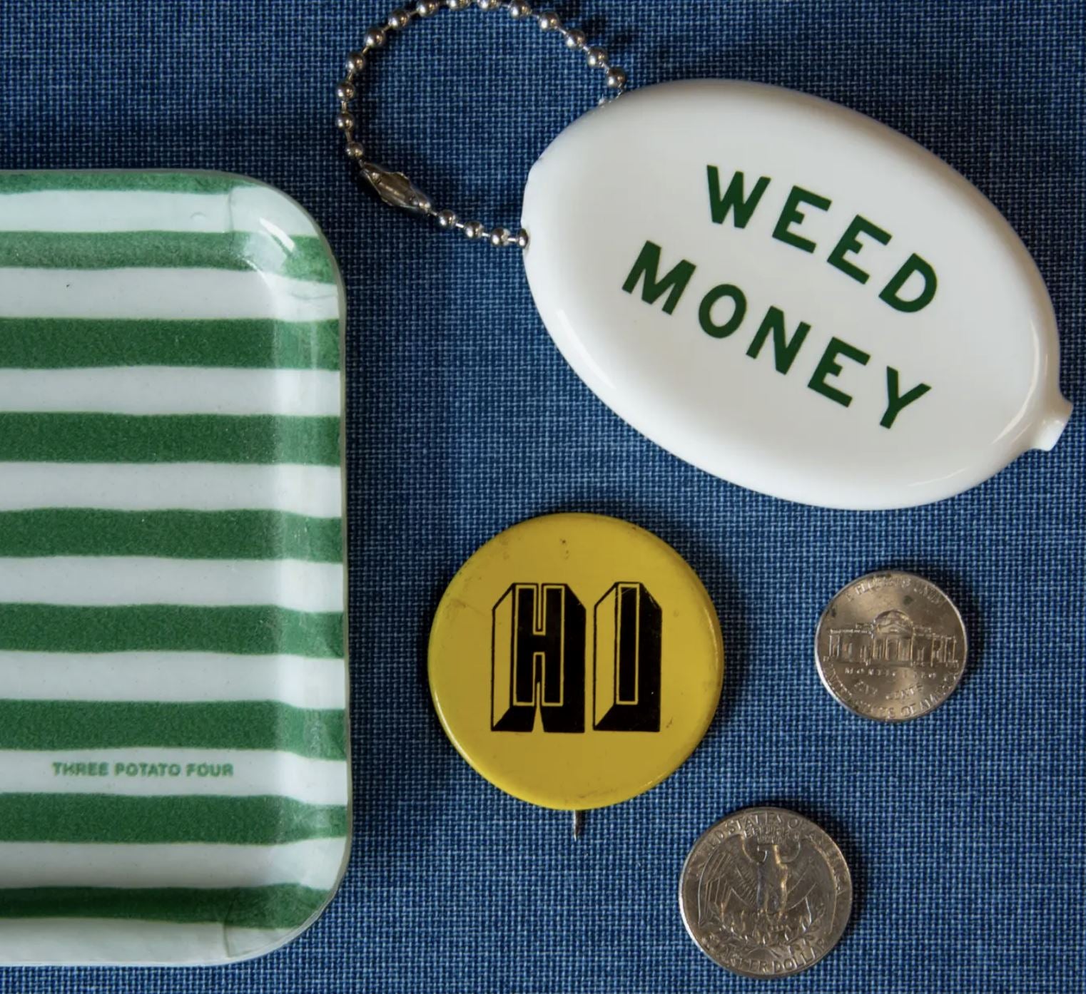Weed Money Coin Pouch x Three Potato Four - Third Drawer Down