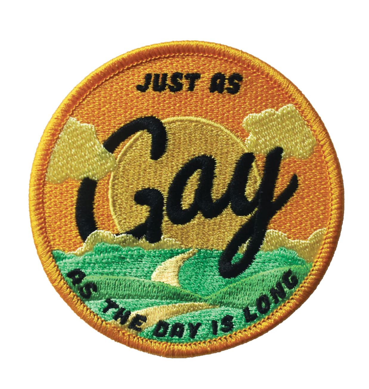 Just As Gay Embroidered Patch x Retrograde Supply Co. - Third Drawer Down