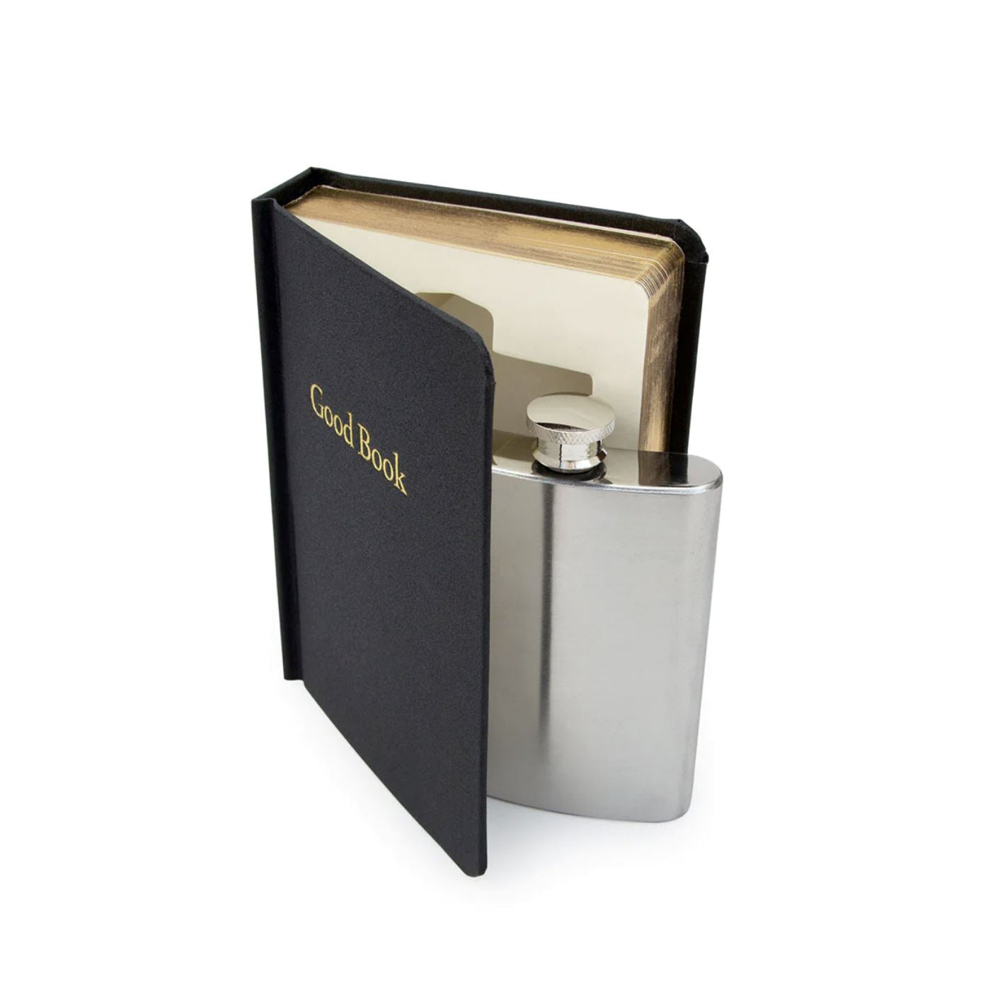 Flask in a Good Book - Third Drawer Down