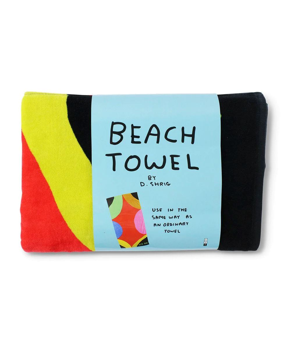 It's OK Beach Towel x David Shrigley - Third Drawer Down