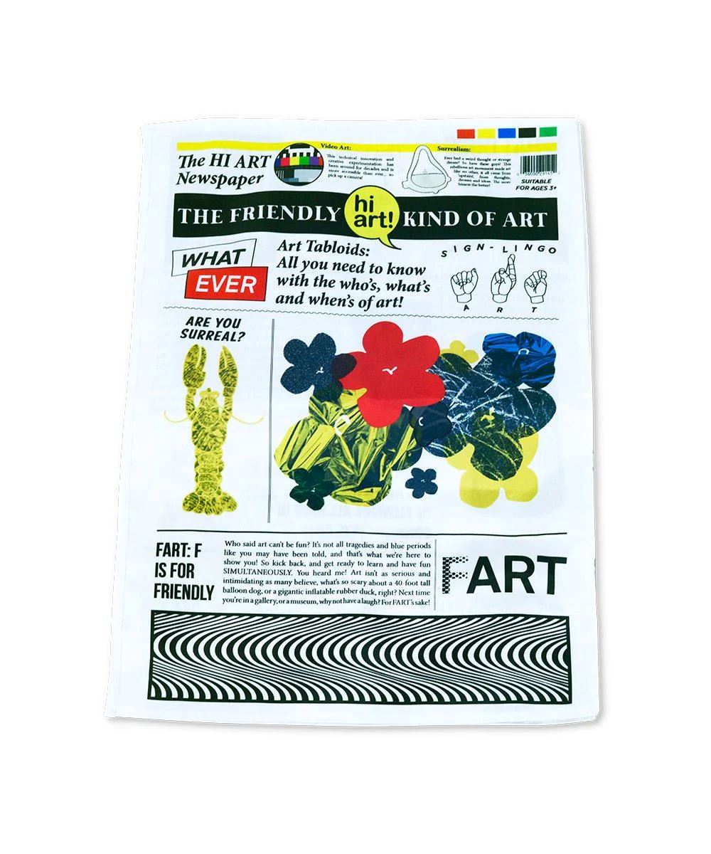 Fabric Toy Newspaper x Hi Art! - Third Drawer Down