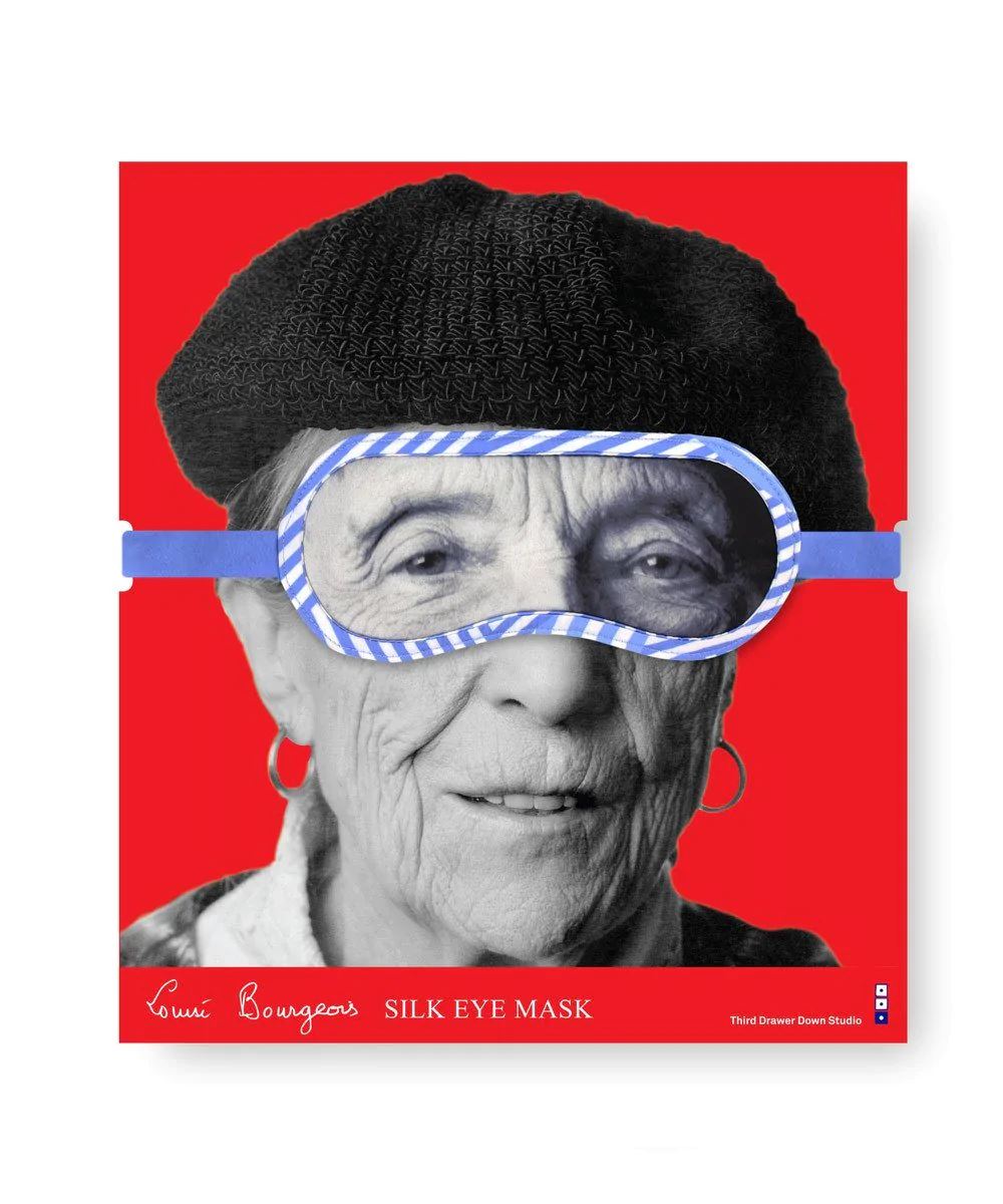 Silk Portrait Eye Mask x Louise Bourgeois - Third Drawer Down