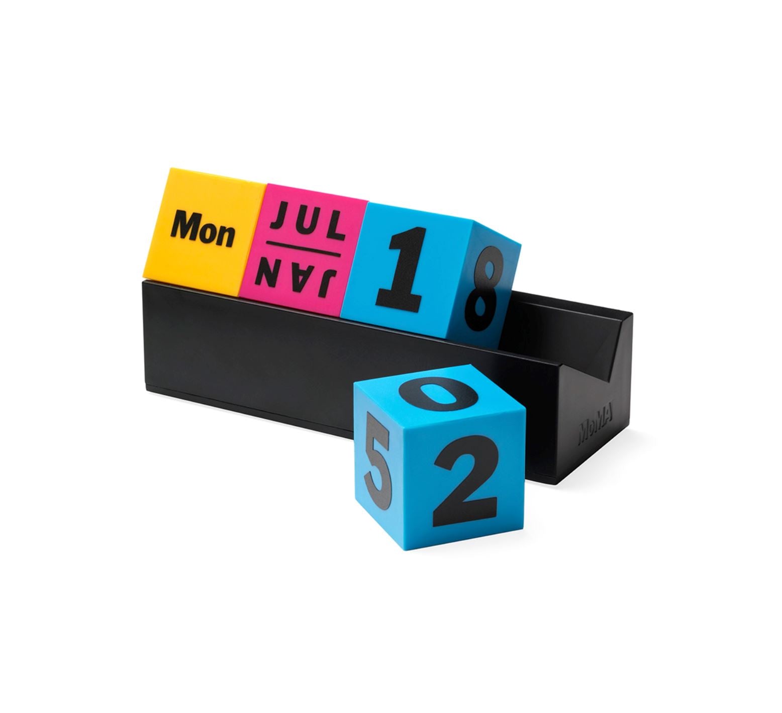 Perpetual Calendar CMYK Cubes x Moma - Third Drawer Down
